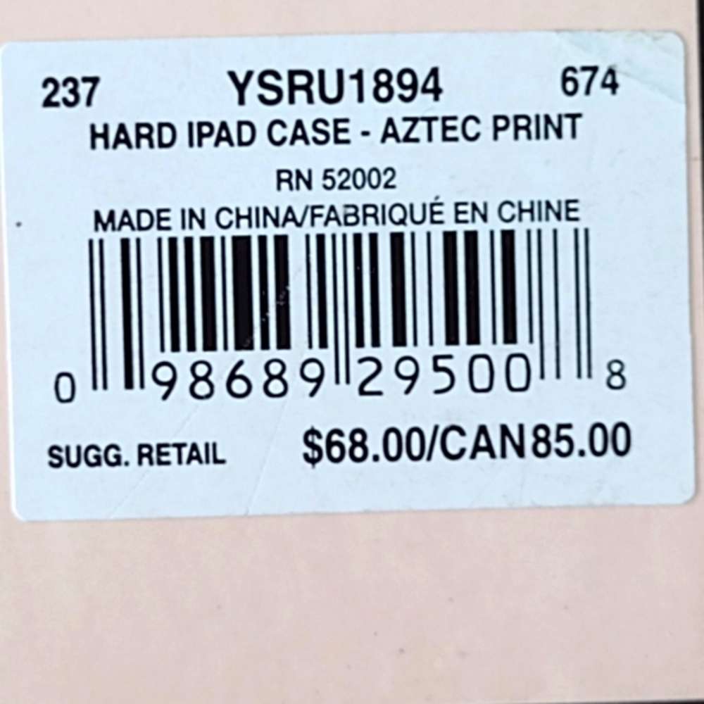 Juicy Couture IPAD Gold and Pink 💕 Case 🪙 MSRP $68 - Picture 4 of 5